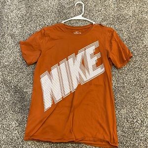 Orange nike tee shirt